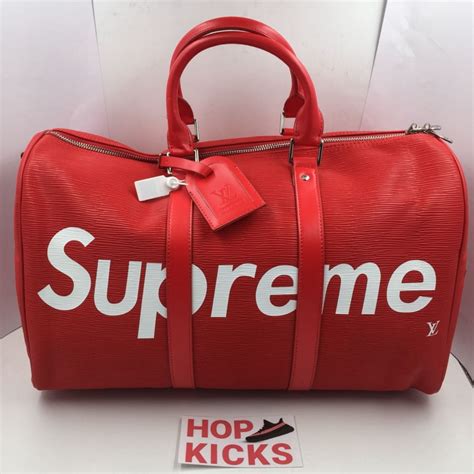 lv supreme duffle|louis vuitton supreme duffle.